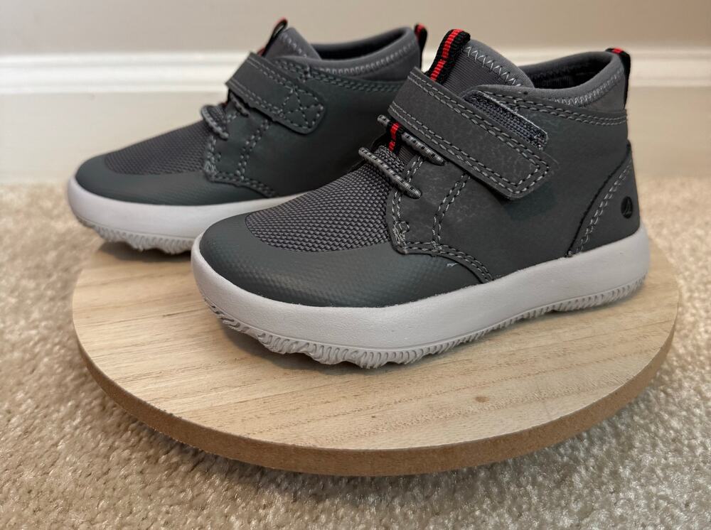 Sperry Coastal Break Grey Chukka Toddler Shoes sz 6